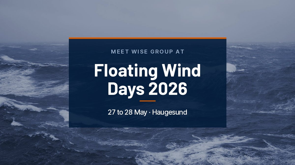 Meet WISE Group at Floating Wind Days 2026