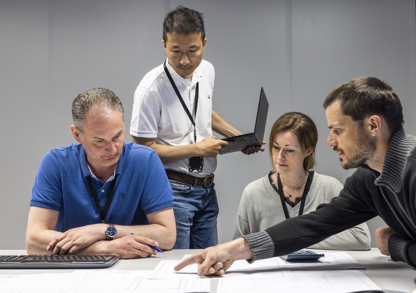 WISE Group engineers working together