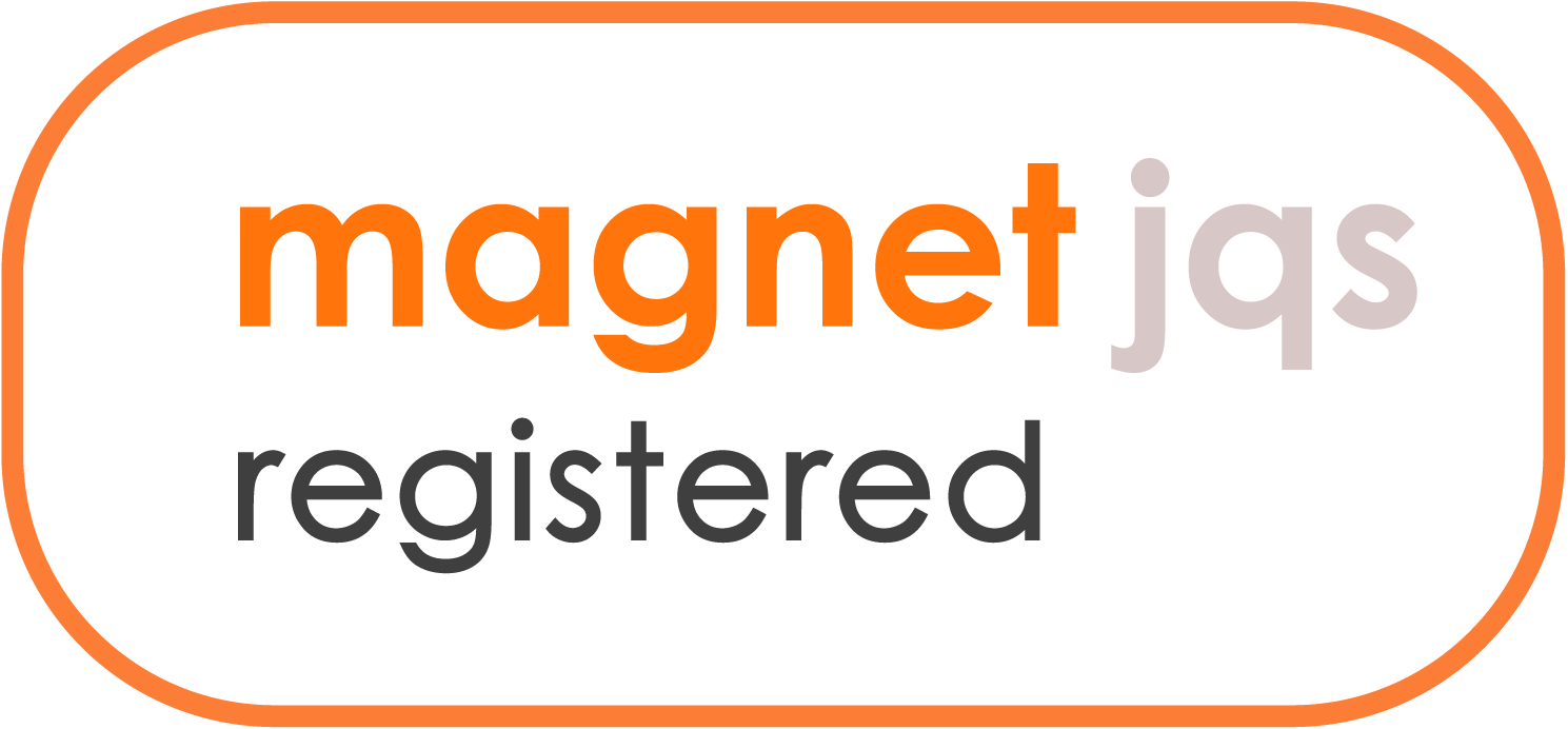 Magnet JQS registered supplier badge