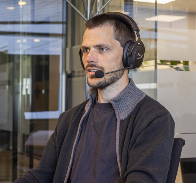 WISE Group engineer at work in our support center